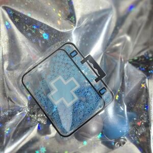 First Aid Kit Badge Reel, Beaded